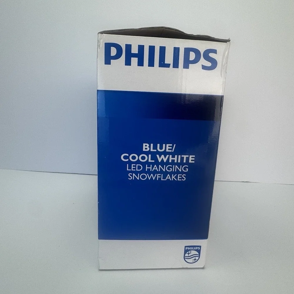 PHILIPS 2011 CHRISTMAS SNOWLAKES LED STRING LIGHT SHOW~TWINKLE FADING 8 FUNCTION